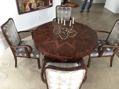 Rosewood Dining Table Set