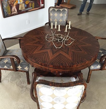 Rosewood Dining Table Set