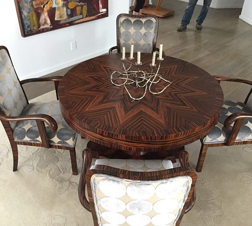 Rosewood Dining Table Set